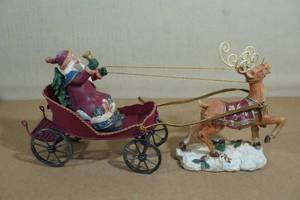 Santa Sleigh Figure