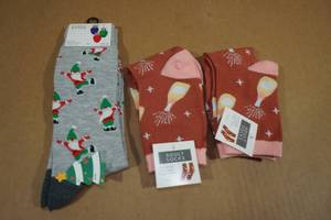 3 Pairs Adult Socks One Size Fits Most