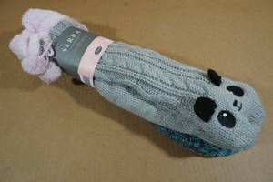 2 Pairs Lounge Wear Ladies Knit Slipper Socks