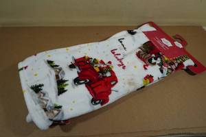 Holiday Time Velvet Plush Throw 50x60