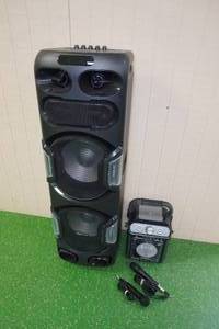 Tower Portable Speaker with Karaoke Machine -No Chargers