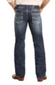 Rock & Roll Mens Pistol Straight Leg Jeans 42x34