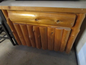 lot 13 image: Log Front Cabinet