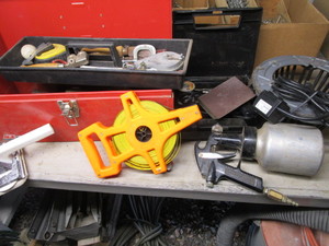 lot 181 image: Toolbox, Soldering, Paint Pot