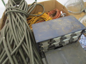 lot 183 image: Air Hose, Power Cords, Organizers