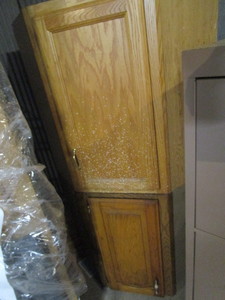 lot 205 image: Corner Kitchen Cabinets