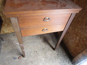lot 229 image: Cabinet Sewing Machine, Sears Electric