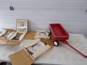 Norman Rockwell Plate, Homemade Red Wagon, Collector Plates