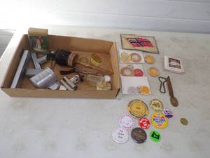 Collectable Pins, Milk Bottle Tops, Buttons and Collectable Smalls