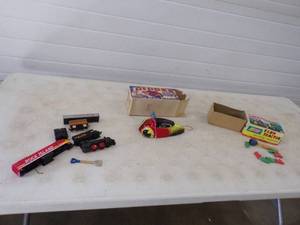 Vintage Dippy Bug New in Box, Trains, Farm Toys