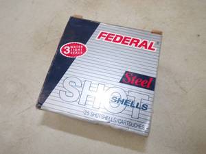 Full Box 12 Gauge Federal Steel Shot 138 oz 2 Shot