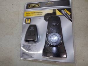 Outdoor Light Sensing Timer New