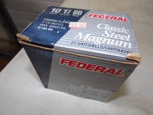 10 Gauge Full Box 158 oz BB Shot Federal