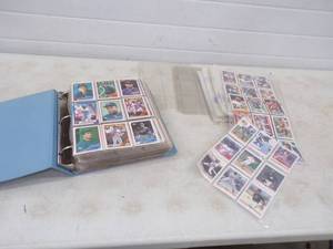 Baseball and Football Cards Album Full Double Sided