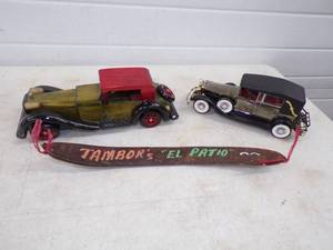 Wood and Plastic Collectable Cars
