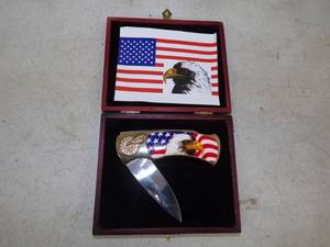 American Eagle Knife in Case