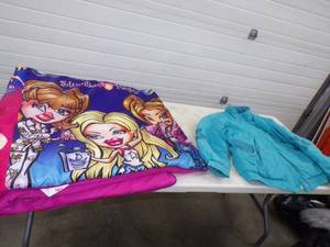 Bratz Sleeping Bag and Womens Coat Size M