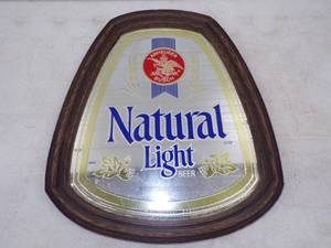 Busch Natural Light Beer Mirror