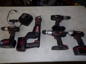Craftsman 19.2 V Tool Set with Batteries and Charger