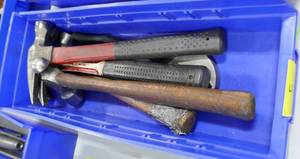 Bin of hammers