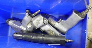 Bin of air ratchet and impacts