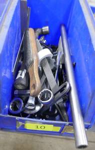 Bin of tools