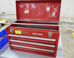 Craftsman toolbox and square