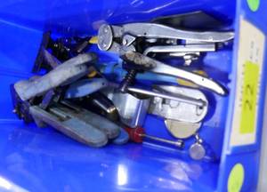 bin of misc tools