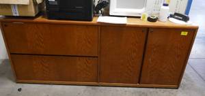 Wood credenza 72x20x29 tall