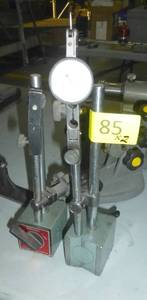 2 dial indicator stands, one dial indicator