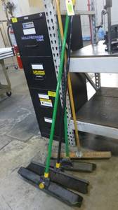 Group of 4 Brooms