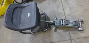 2 ton jack  and a Snap-on work stool