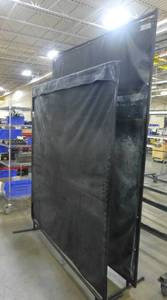 Two Welding curtains 72x76, 69x84