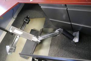 Ergotron SitStand adjustable mount for 2 monitors and keyboard and mouse