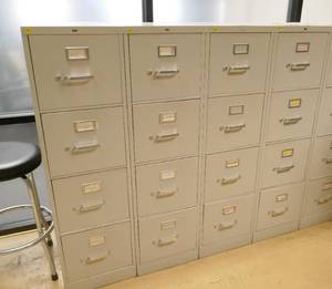 FOUR 4 drawer HON file cabinets