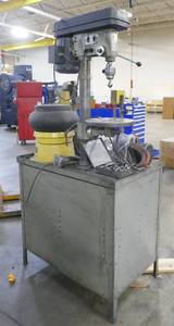 MSC drill press 12 inch and cabinet it is mounted to