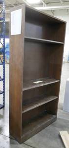 large wood bookcase 36x72