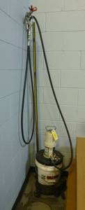 Sprayer unit that was used to spray oil on machines