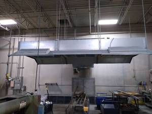 Large vent hood, approx 9x18 ft