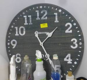 large kitchen clock