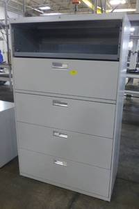One 5-drawer lateral file cabinet