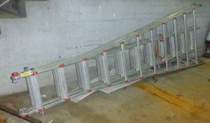 Little Giant ladder - 11 ft long folded up  - 11 to 21 ft