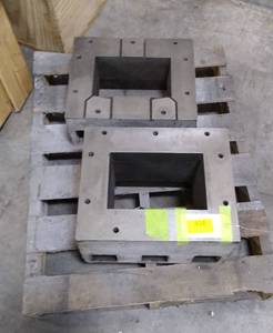 Cast iron risers, 6 inch and 8 inch