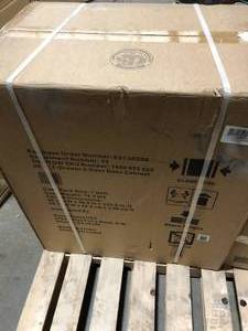 lot 49 image: Husky Ready-to-Assemble 24-Gauge Steel 1-Drawer 2-Door Garage Base Cabinet in Black (28 in. W x 32.8 in. H x 18.3 in. D)  Customer Returns See Pictures