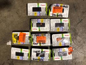 lot 6 image: Lot of Legrand radiant 450 Watt Single Pole3-Way LEDCFLIncandescent Dimmer, Dark Bronze  Customer Returns See Pictures