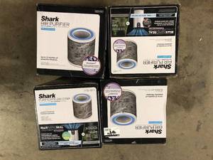 lot 9 image: Lot of Shark Air Purifier Anti-Allergen Filter with True HEPA and Microban  Customer Returns See Pictures