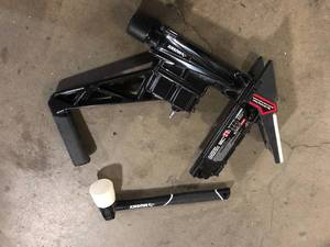 lot 14 image: Husky Pneumatic 3-in-1 15.5-Gauge and 16-Gauge 2 in. Flooring Nailer and Stapler with Quick Jam Release  Customer Returns See Pictures