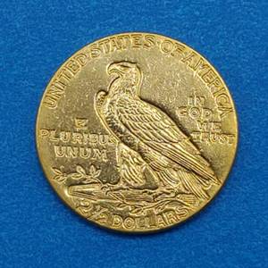 lot 1 image: 1928 Indian $2.50 Gold Coin. Beautiful coin in a higher grade