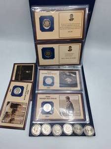 lot 53 image: 27 Kennedy Half Dollars--21 Proof Coins (2-40%) from 1968 & 6 Uncirculated Coins in Capsules