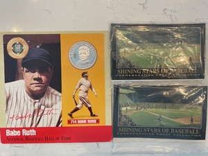 lot 37 image: Babe Ruth Silver Proof Coin
